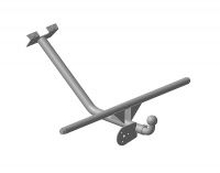 Фаркоп VAZ-55 для LADA 2105, 2107 1980-2010, Автос, нагрузка 800/50 кг. БЕЗ подрезки бампера от магазина ФаркопРос